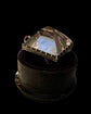 19TH CENTURY LARGE ROCK CRYSTAL PYRAMID PENDANT