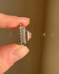 19TH CENTURY LARGE ROCK CRYSTAL PYRAMID PENDANT