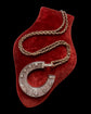 LARGE VICTORIAN SILVER HORSESHOE PENDANT