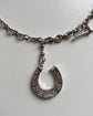 LARGE VICTORIAN SILVER HORSESHOE PENDANT