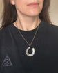 LARGE VICTORIAN SILVER HORSESHOE PENDANT