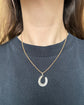 ANTIQUE SILVER HORSESHOE PENDANT