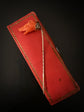 EARLY 19TH CENTURY CORAL GREYHOUND STICKPIN