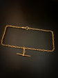 VICTORIAN 15CT GOLD T-BAR CHAIN