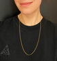 VICTORIAN 15CT GOLC FINE CURB CHAIN