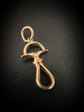 18CT GOLD SWIVEL DOG CLIP