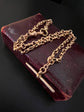 VICTORIAN 15CT GOLD T-BAR CHAIN
