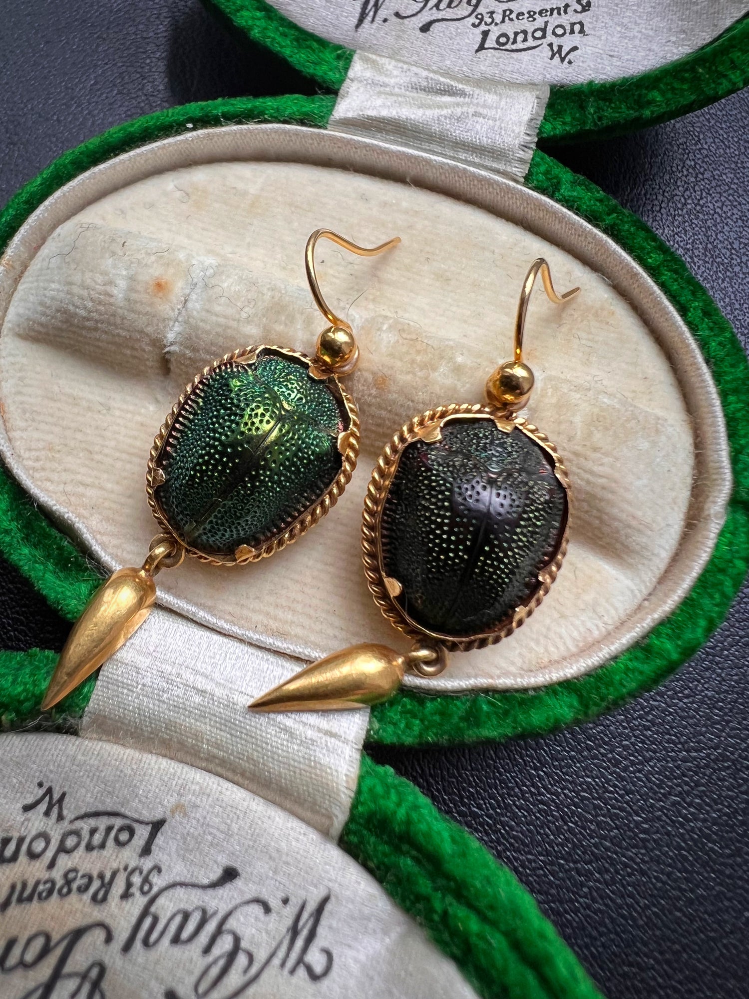 Scarab beetle earrings 2025