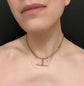 VICTORIAN 15CT GOLD T-BAR CHAIN
