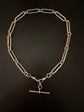 VICTORIAN SILVER PAPERCLIP LINK CHAIN