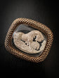 GEORGIAN SULPHIDE BROOCH