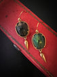 VICTORIAN SCARAB BEETLE EARRINGS