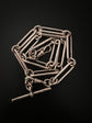 VICTORIAN SILVER PAPERCLIP LINK CHAIN