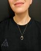 VICTORIAN BULLSEYE AGATE MOURNING LOCKET