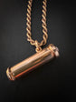 A 19TH CENTURY DIAMOND & PEARL PENCIL PENDANT