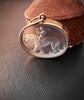 EARLY VICTORIAN INTAGLIO ‘CUPID ASTRIDE A LION’