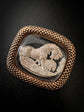 GEORGIAN SULPHIDE BROOCH