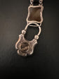 VICTORIAN SCOTTISH AGATE PADLOCK BRACELET