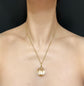 VICTORIAN LARGE CARVED POOL OF LIGHT PENDANT