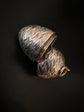 19TH CENTURY SILVER EGG PENDANT