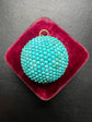 VICTORIAN PAVE TURQUOISE DOME PENDANT