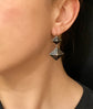 19TH CENTURY NIELLO EARRINGS