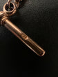 ANTIQUE 9CT GOLD CHARM CHAIN BRACELET