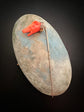EARLY 19TH CENTURY CORAL GREYHOUND STICKPIN