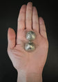 19TH CENTURY SILVER EGG PENDANT