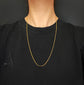 VICTORIAN 15CT GOLC FINE CURB CHAIN