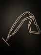 VICTORIAN SILVER PAPERCLIP LINK CHAIN