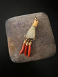 MOTHER OF PEARL & CORAL HAND PENDANT