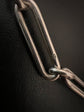 VICTORIAN SILVER PAPERCLIP LINK CHAIN