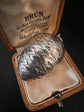 19TH CENTURY SILVER EGG PENDANT