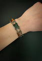 VICTORIAN SCOTTISH AGATE PADLOCK BRACELET