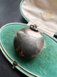 VICTORIAN PAVE TURQUOISE DOME PENDANT