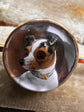 VICTORIAN JACK RUSSELL ESSEX CRYSTAL BAR BROOCH