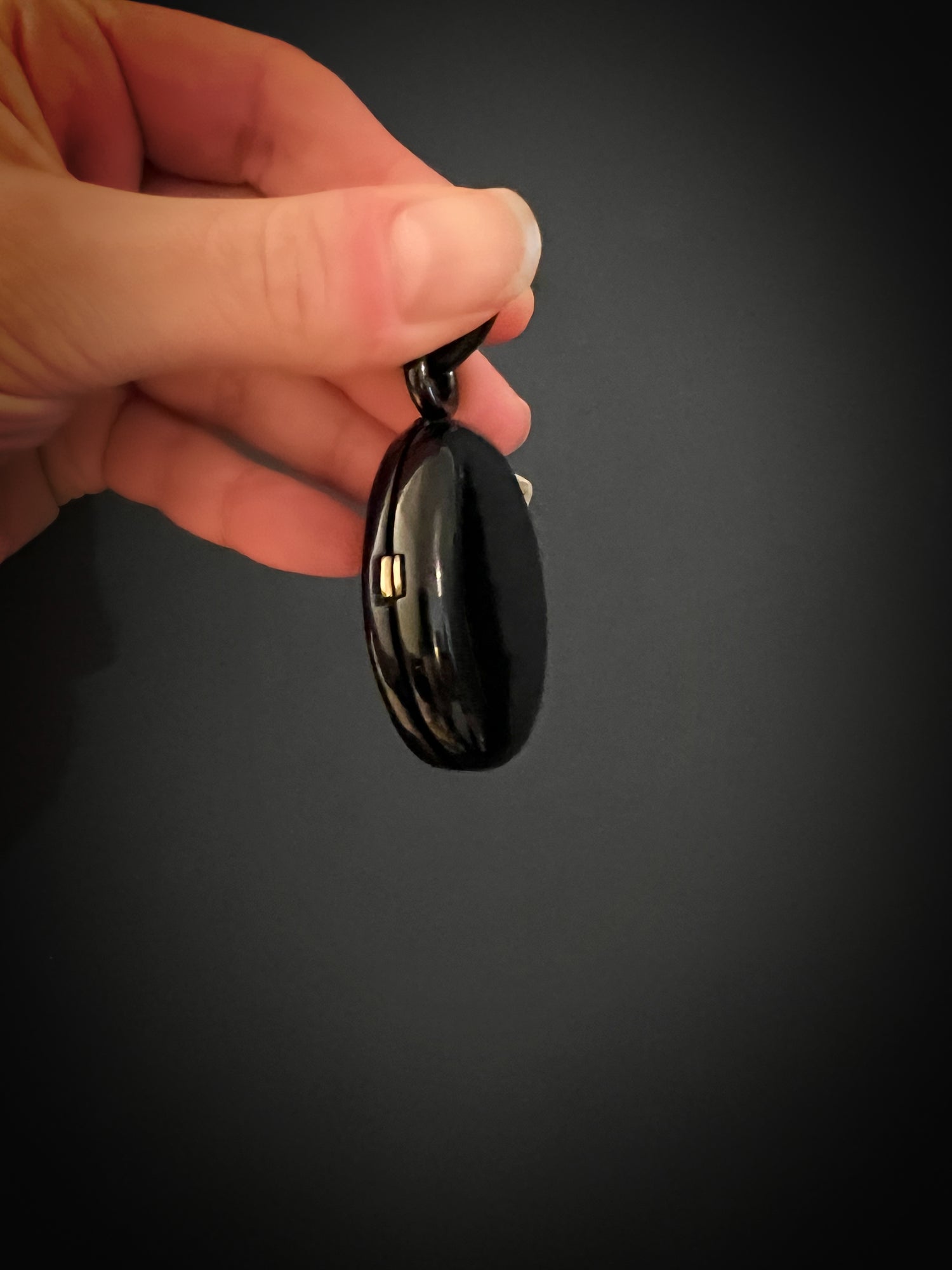 Whitby Jet Locket VICTORIAN WHITBY JET LOCKET – The Old Cut