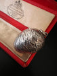 19TH CENTURY SILVER EGG PENDANT