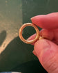 ANTIQUE HUGE 14CT GOLD BOLT RING