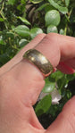 EDWARDIAN HEAVY 18CT GOLD BAND RING
