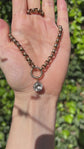 GEORGIAN FACETED ROCK CRYSTAL SOLITAIRE PENDANT