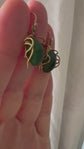 VICTORIAN SCARAB EARRINGS