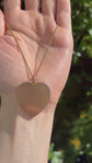 VICTORIAN LARGE SCALE 15CT GOLD HEART LOCKET
