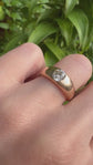 VICTORIAN DIAMOND & 18CT GOLD FLUSH SET RING