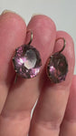 GEORGIAN PINK PASTE EARRINGS