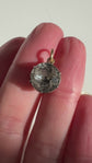 GEORGIAN FACETED ROCK CRYSTAL SOLITAIRE PENDANT