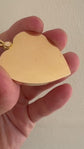 LARGE ANTIQUE 15CT GOLD HEART LOCKET