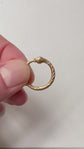 19TH CENTURY OUROBOROS SNAKE BAIL / RING