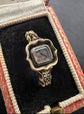 LATE GEORGIAN MOURNING RING